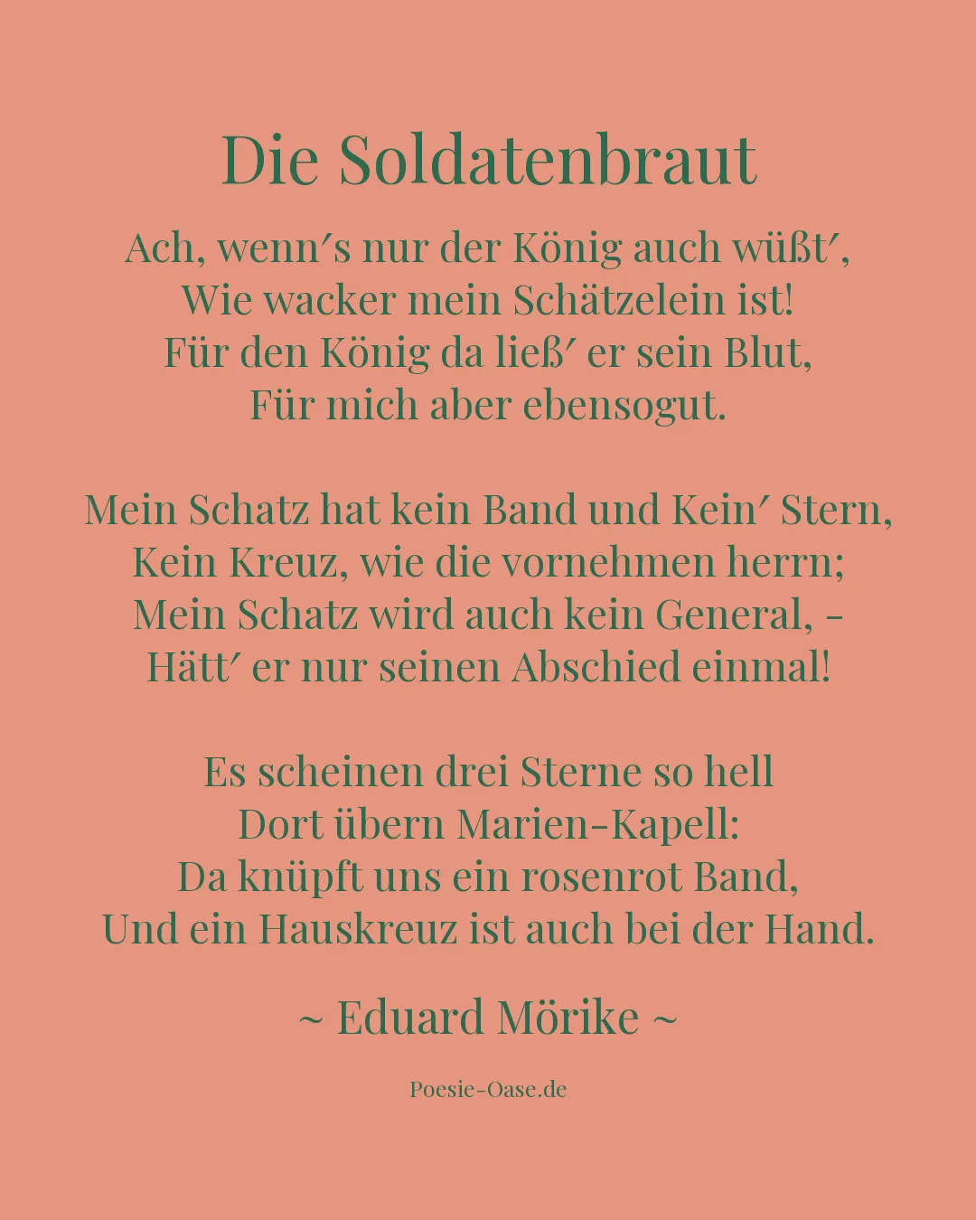 Illustration zu Die Soldatenbraut