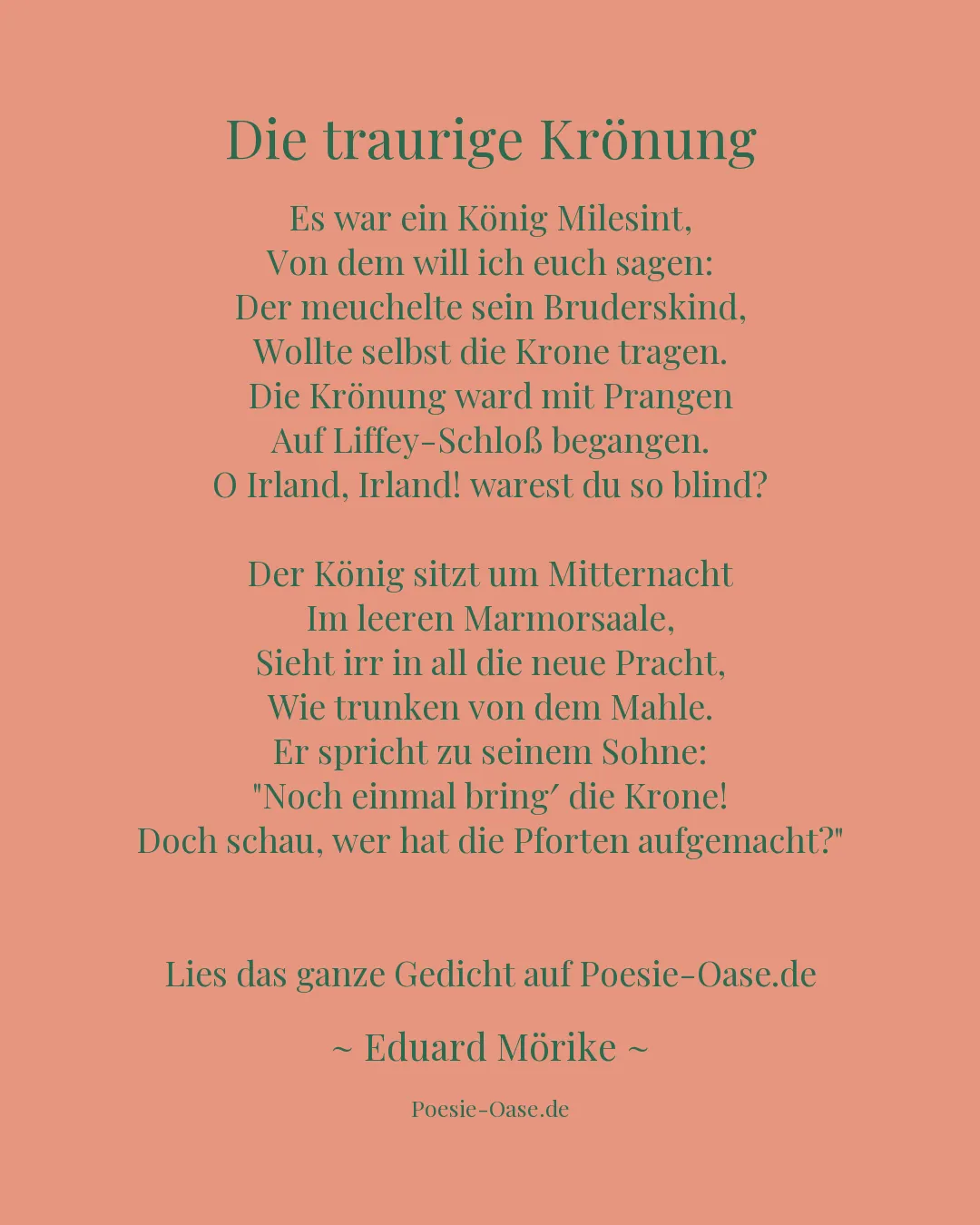 Illustration zu Die traurige Krönung