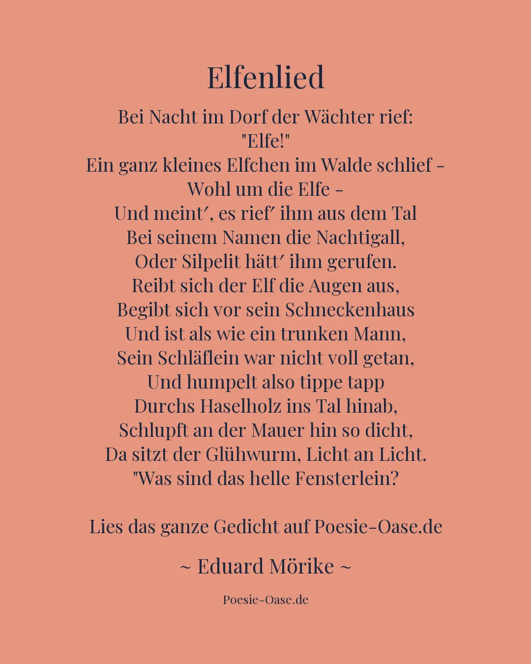Illustration zu Elfenlied