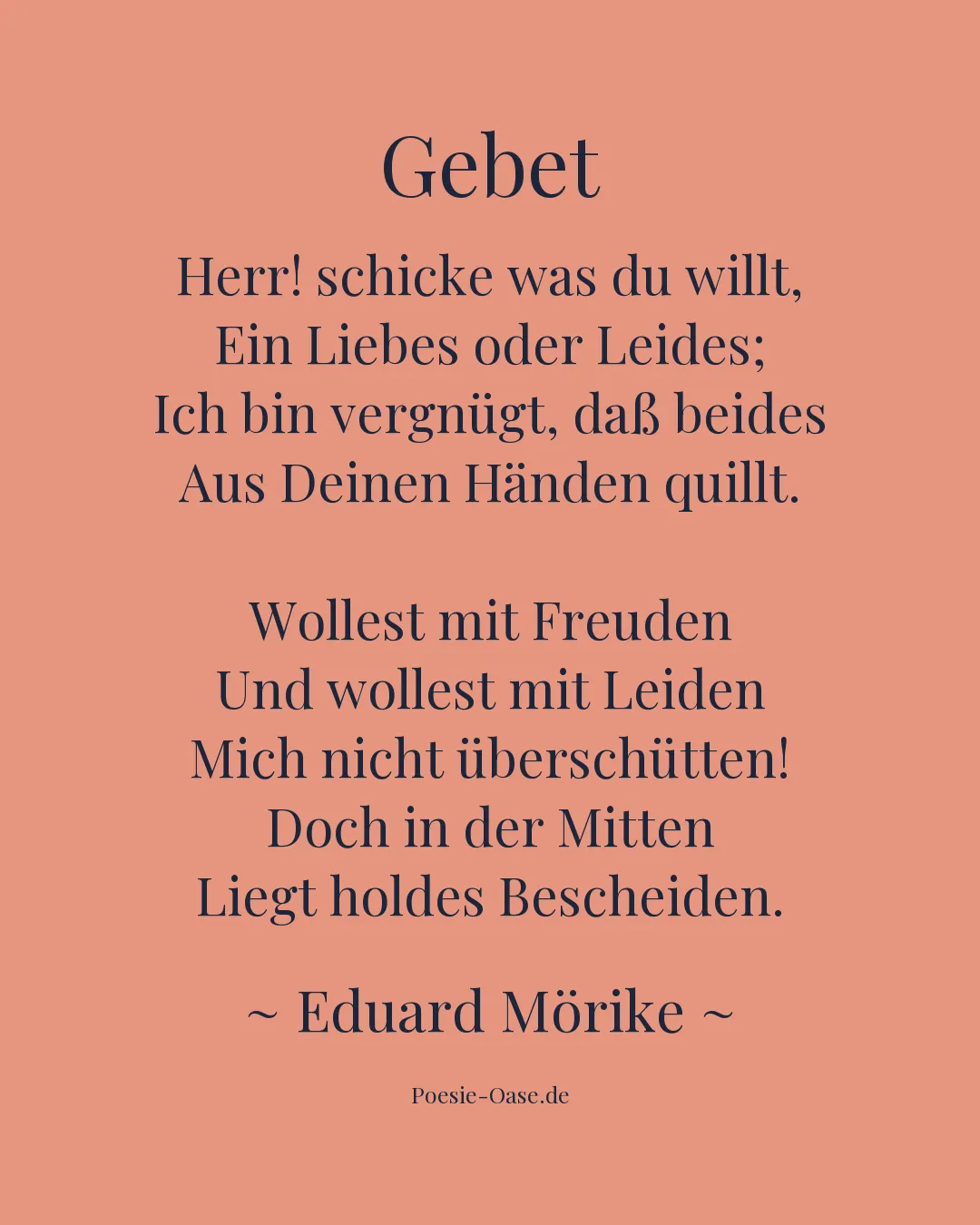 Illustration zu Gebet