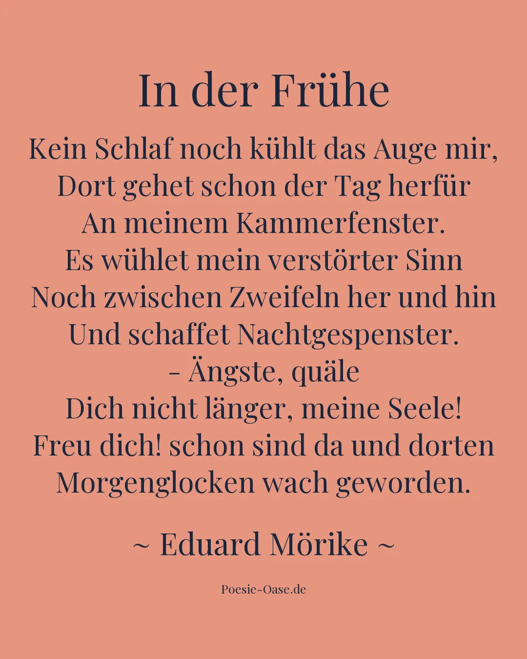 Illustration zu In der Frühe