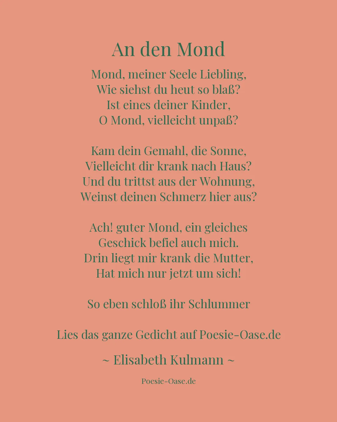 Illustration zu An den Mond