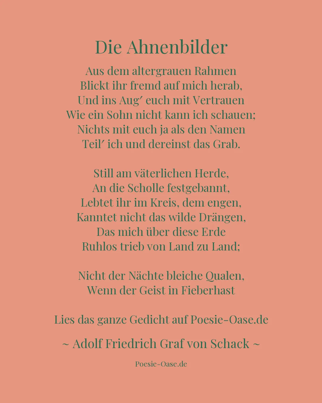 Illustration zu Die Ahnenbilder