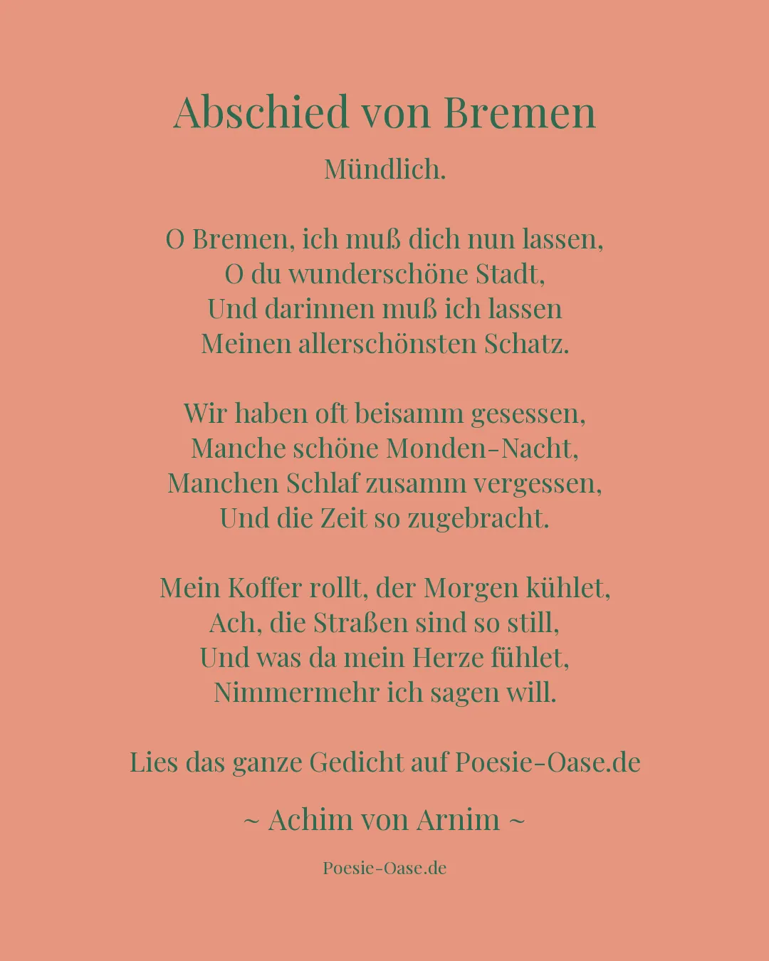 Illustration zu Abschied von Bremen