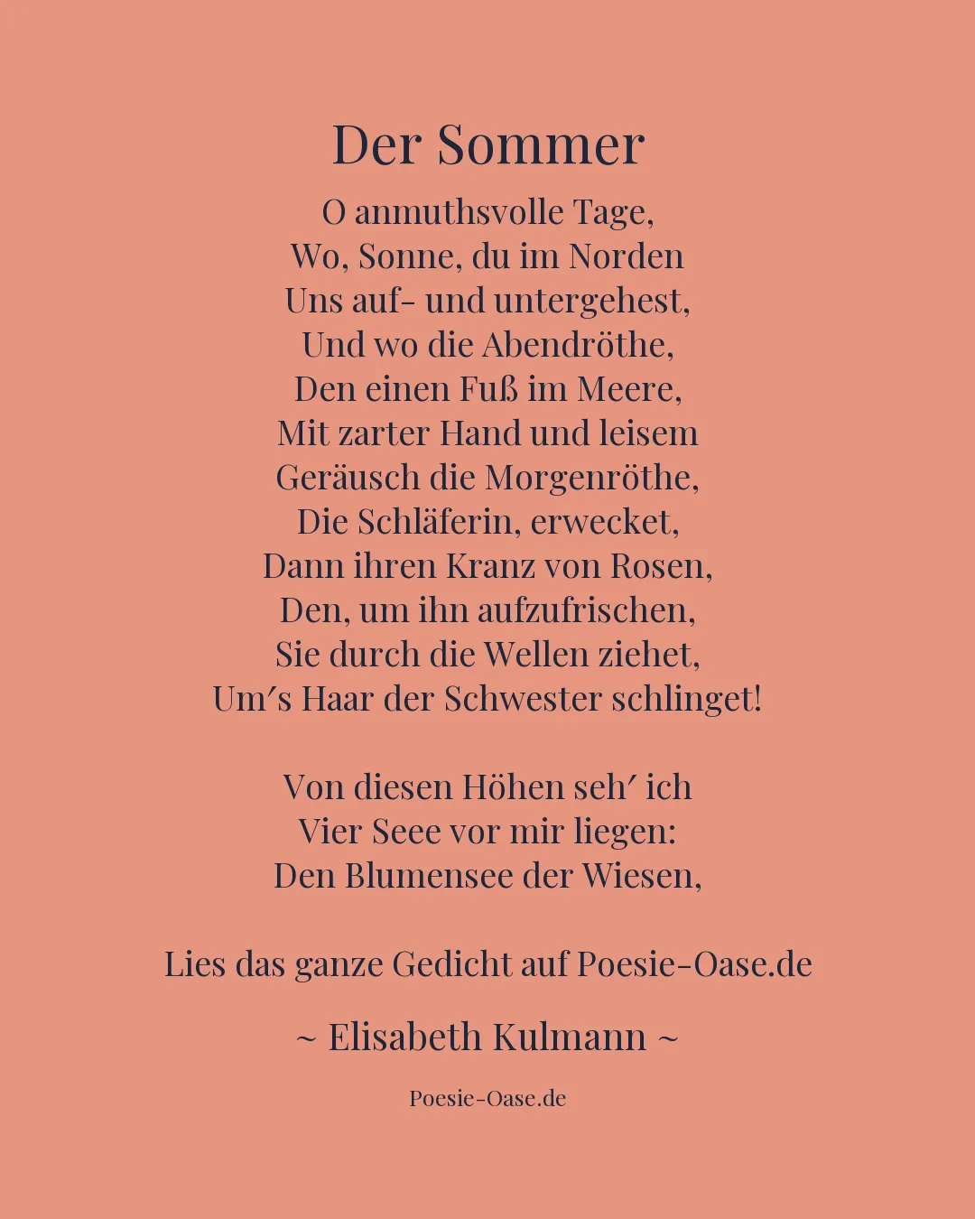 Illustration zu Der Sommer