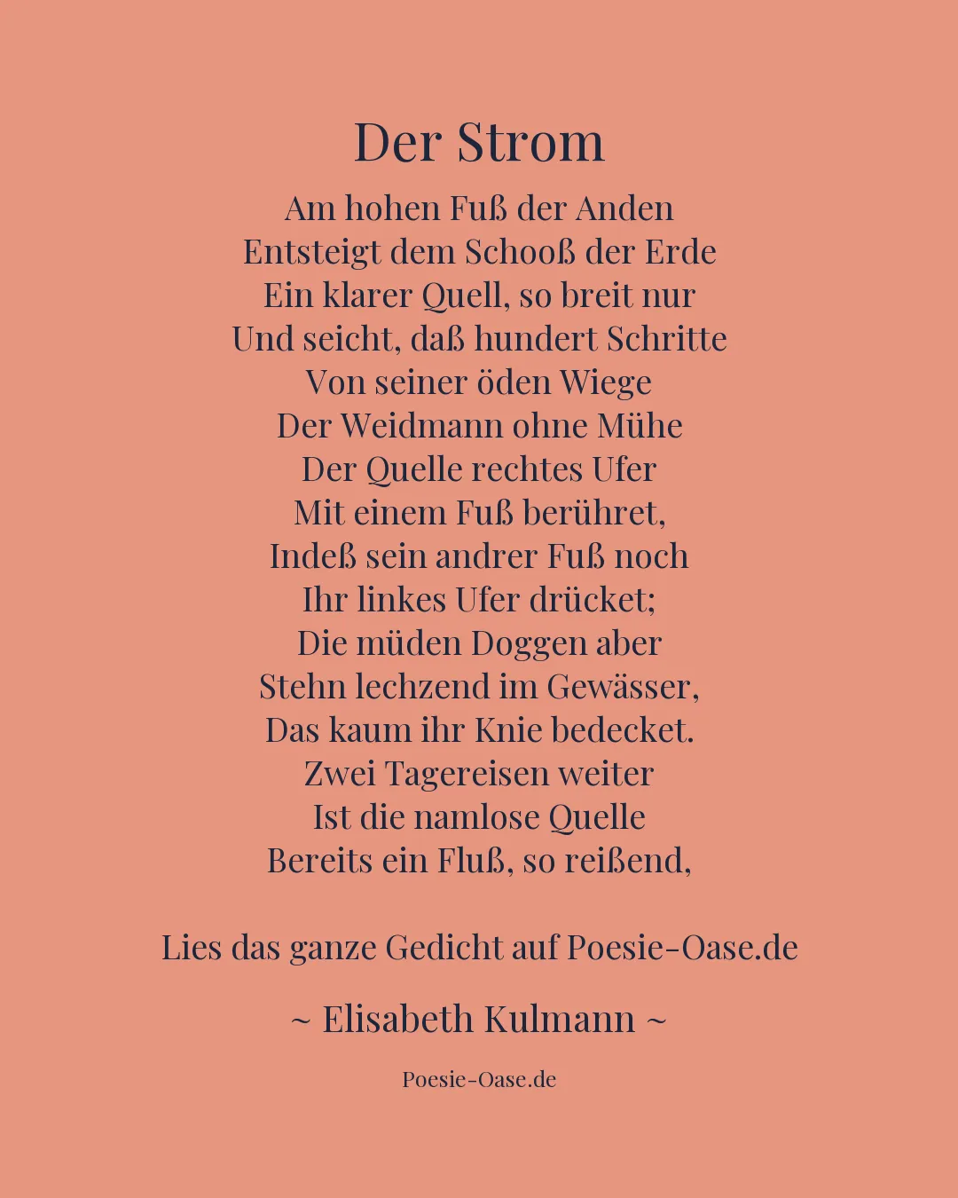 Illustration zu Der Strom