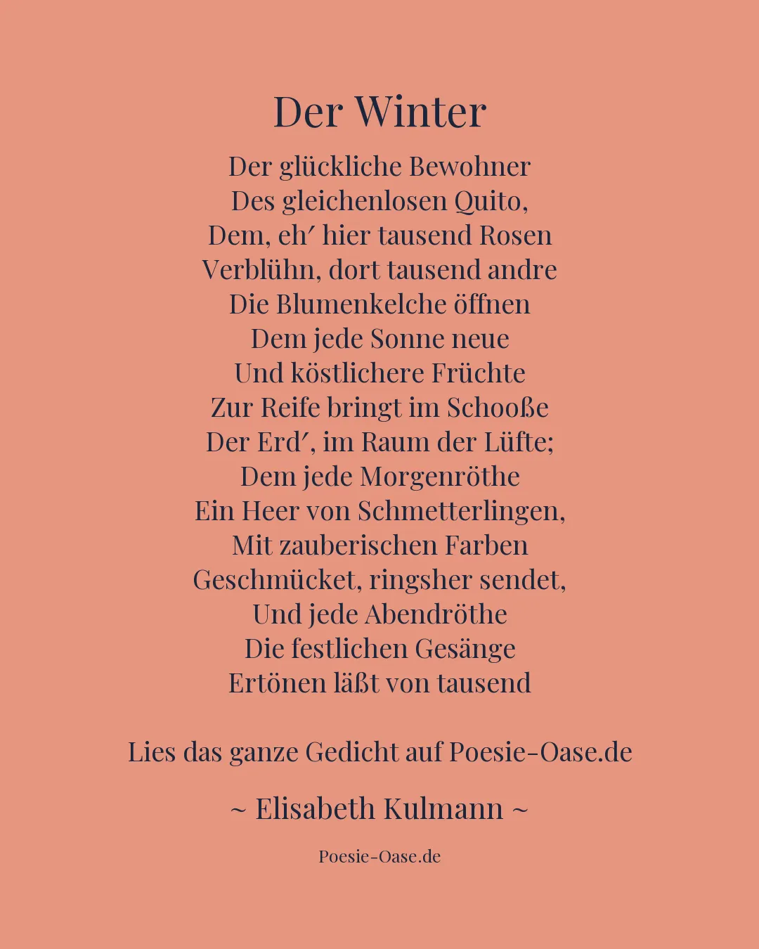 Illustration zu Der Winter
