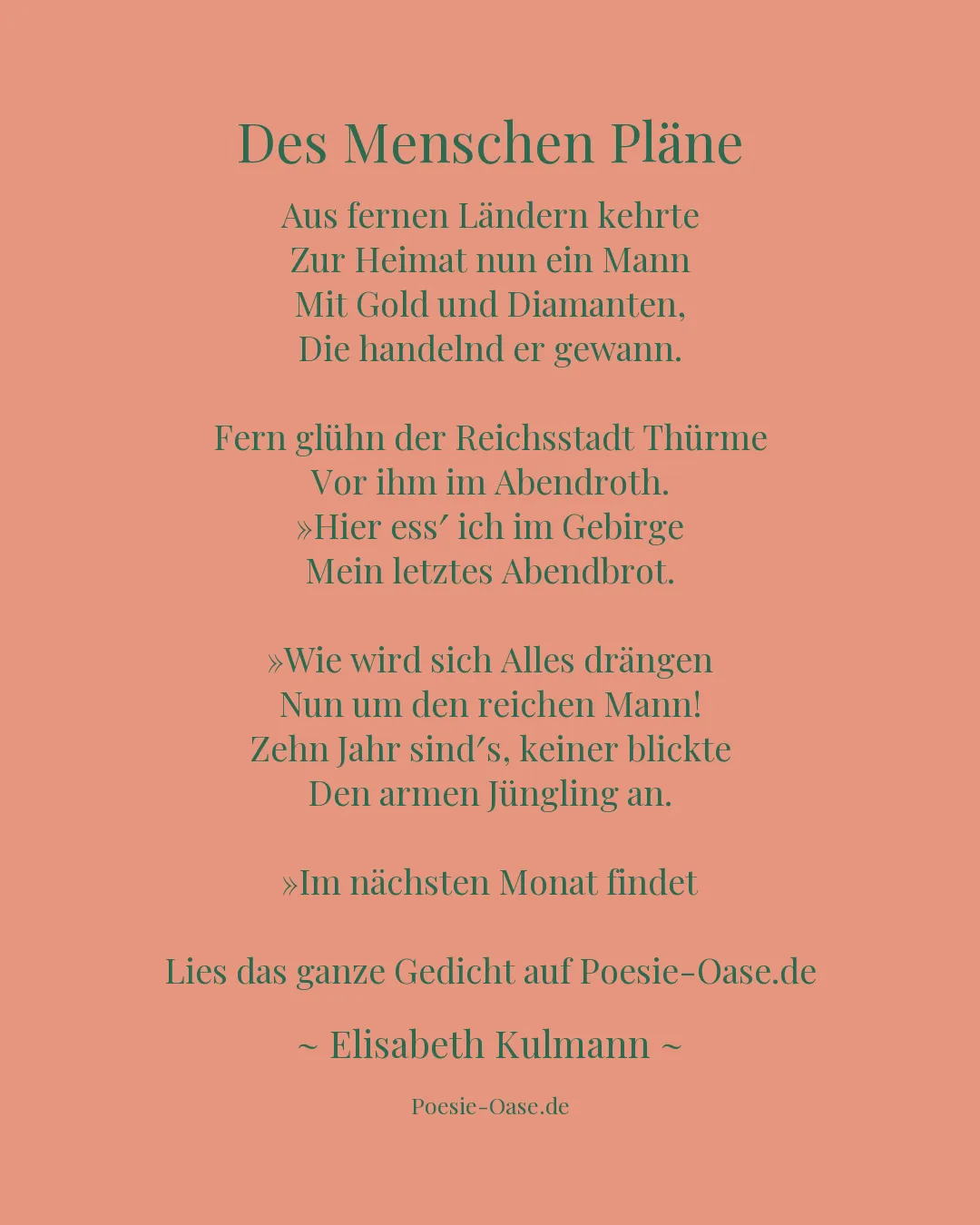 Illustration zu Des Menschen Pläne