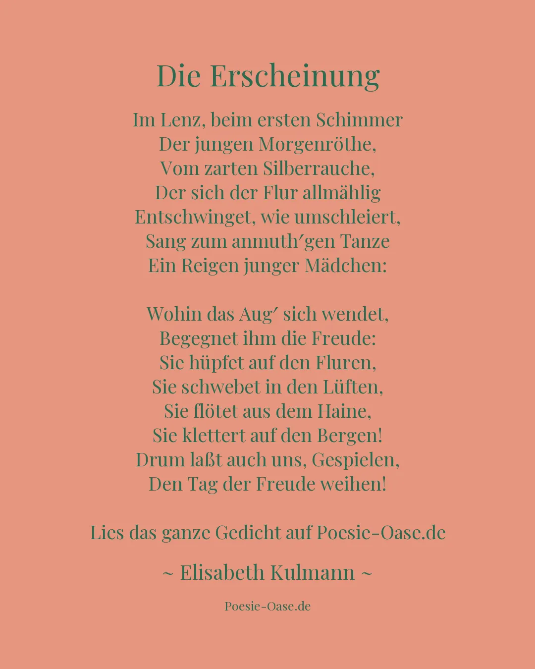 Illustration zu Die Erscheinung