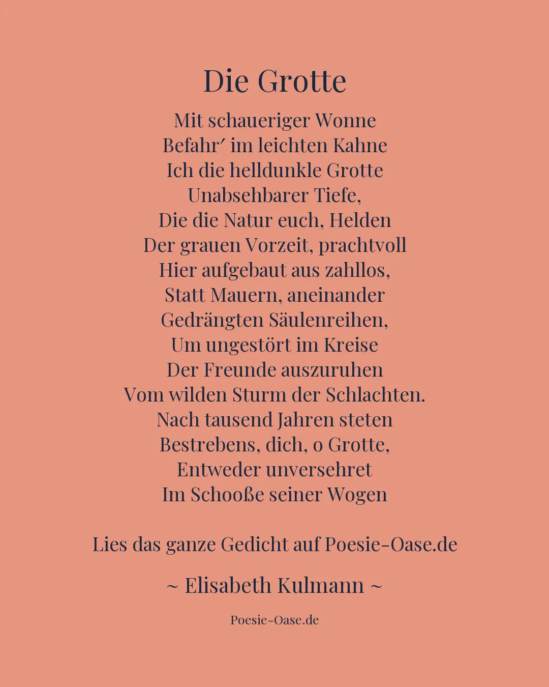 Illustration zu Die Grotte