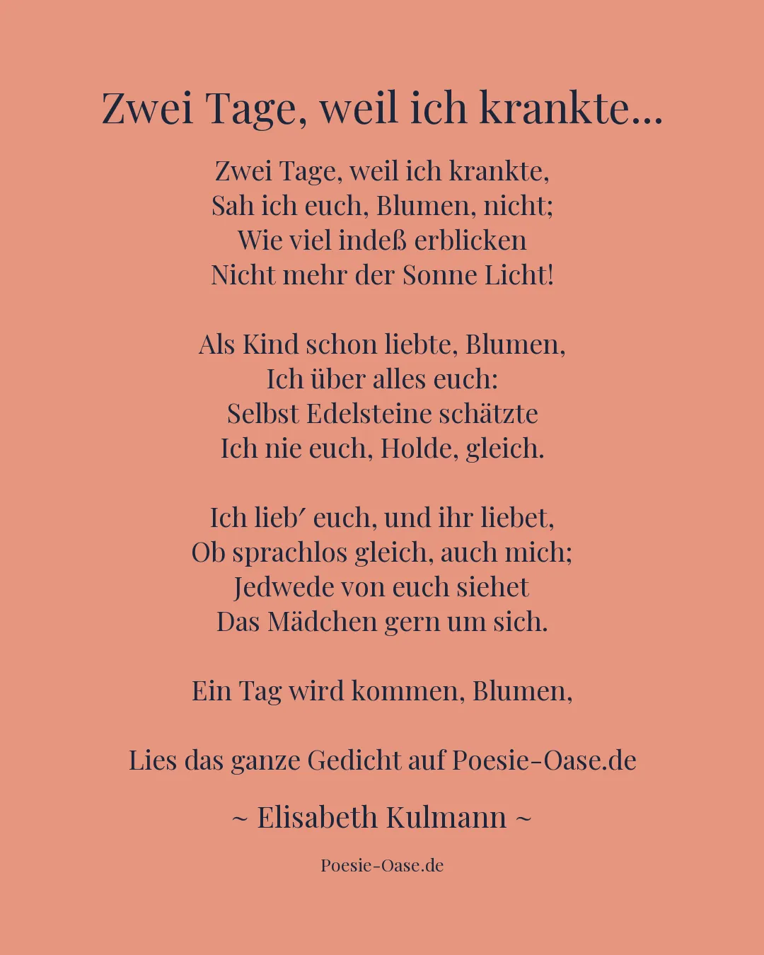 Illustration zu Zwei Tage, weil ich krankte...