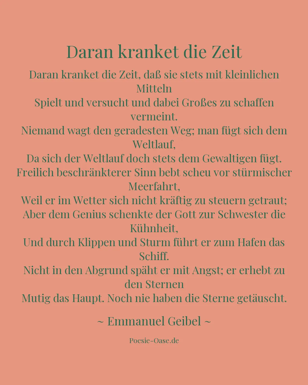 Illustration zu Daran kranket die Zeit