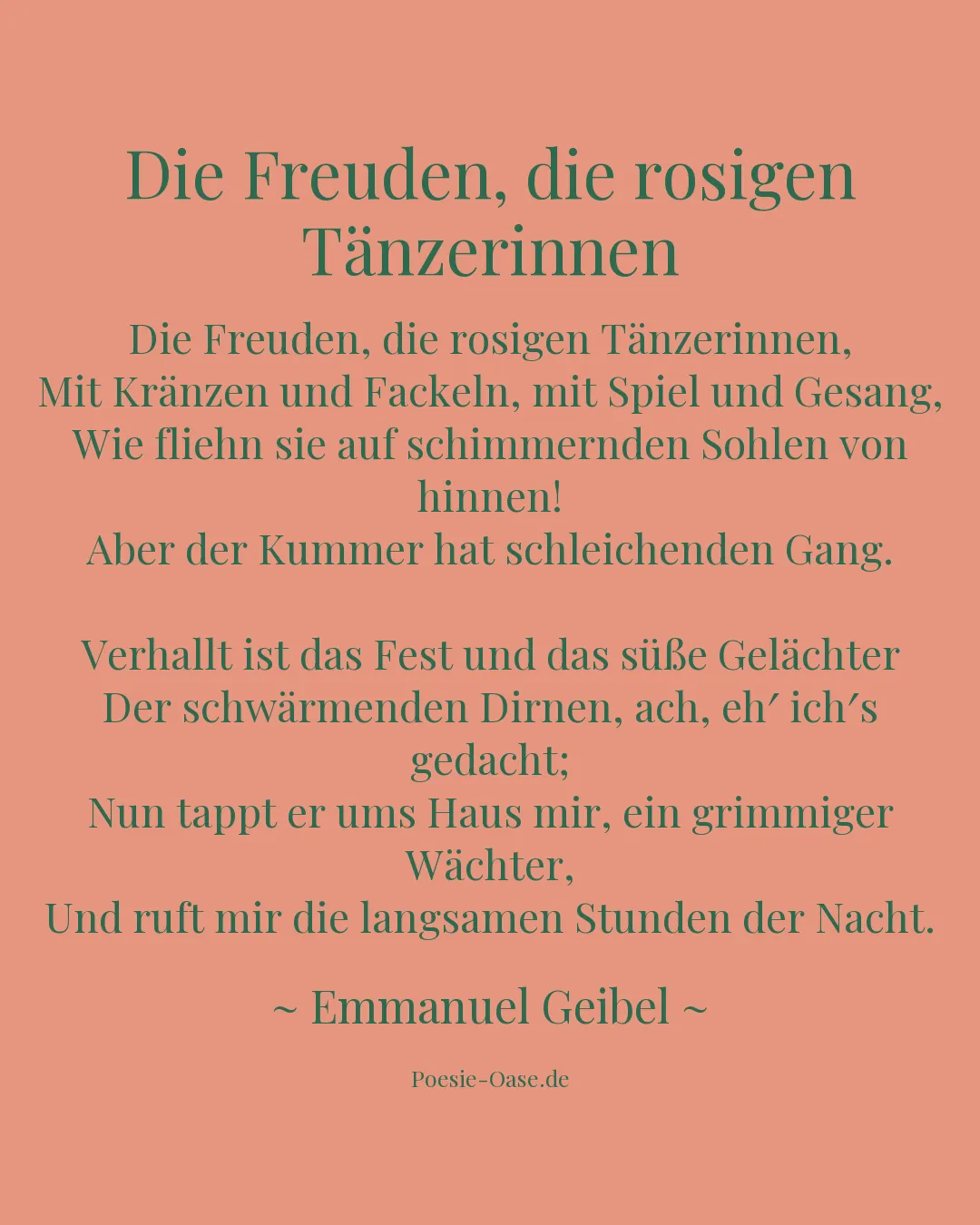 Illustration zu Die Freuden, die rosigen Tänzerinnen
