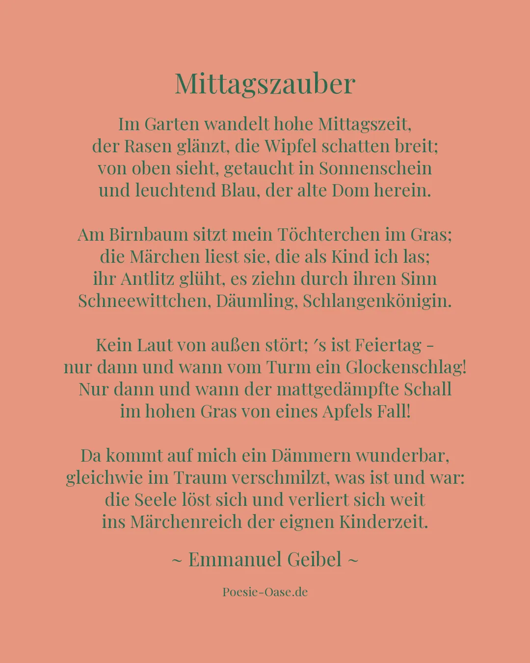 Illustration zu Mittagszauber