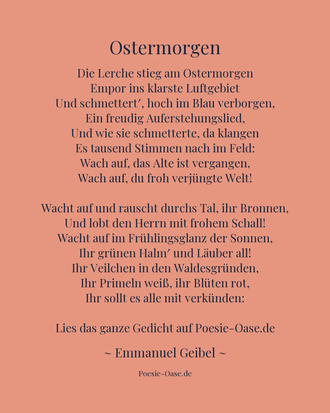 Illustration zu Ostermorgen
