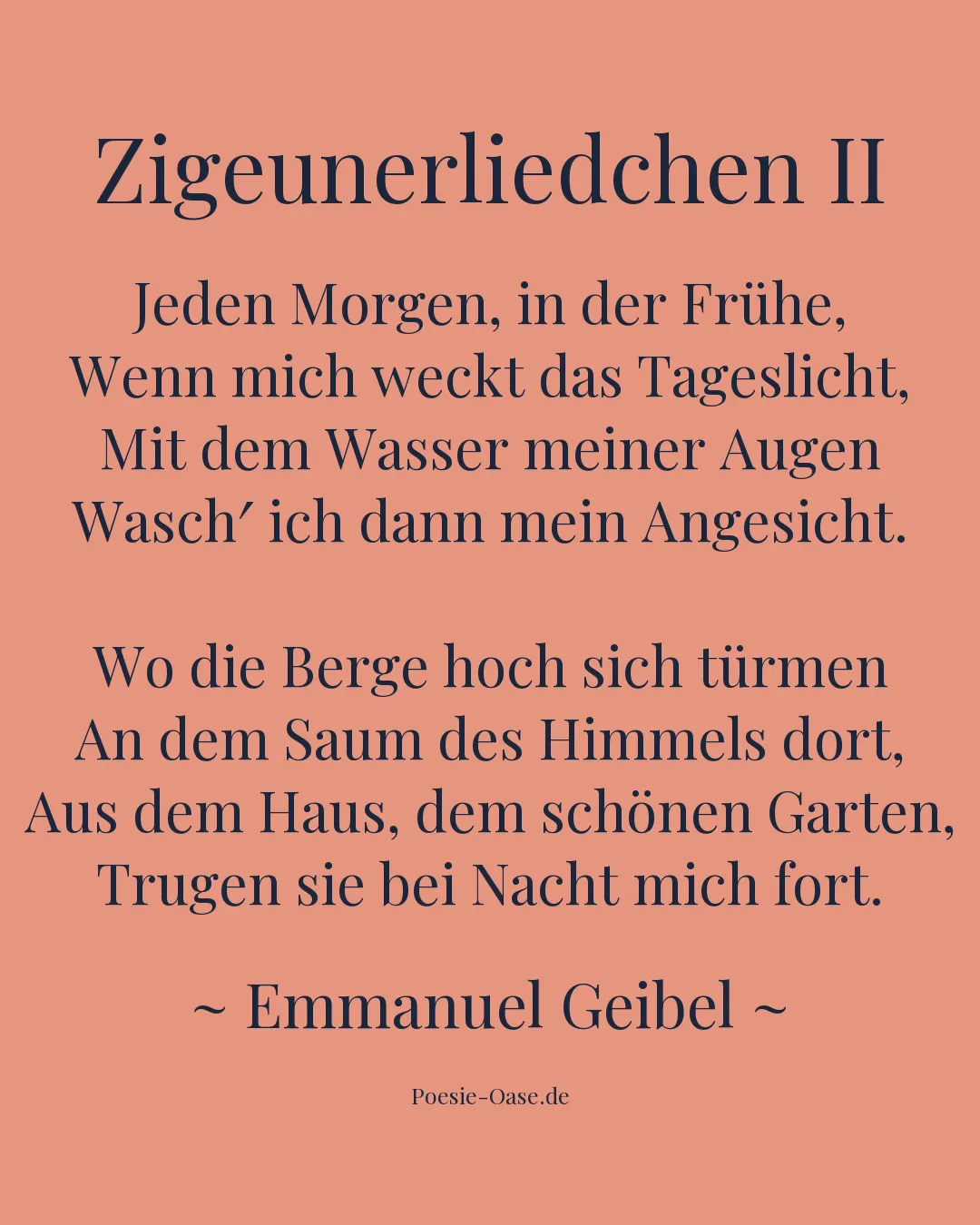 Illustration zu Zigeunerliedchen II