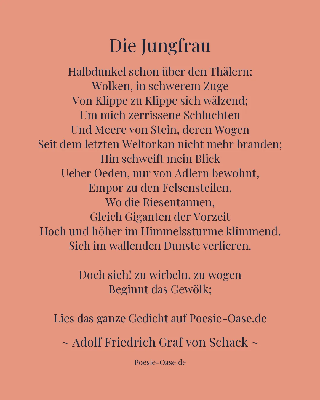 Illustration zu Die Jungfrau