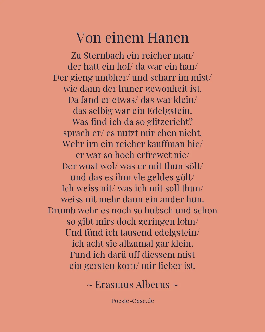 Illustration zu Von einem Hanen