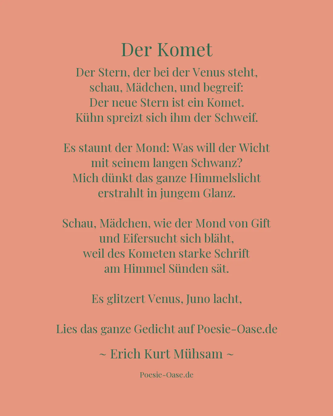 Illustration zu Der Komet