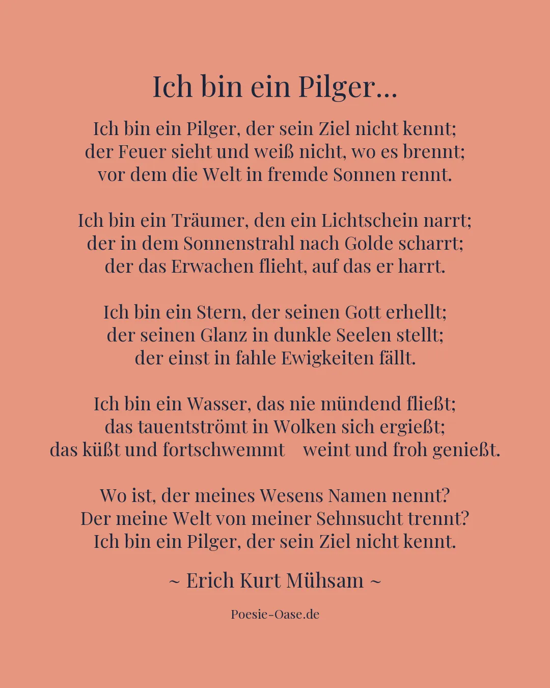 Illustration zu Ich bin ein Pilger...