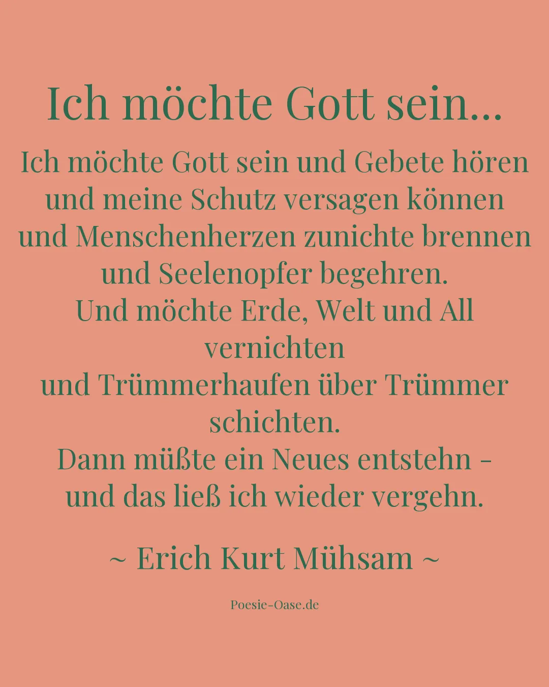 Illustration zu Ich möchte Gott sein...