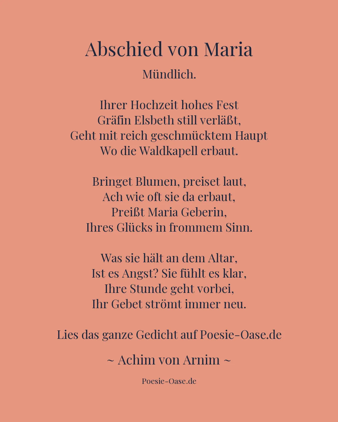 Illustration zu Abschied von Maria