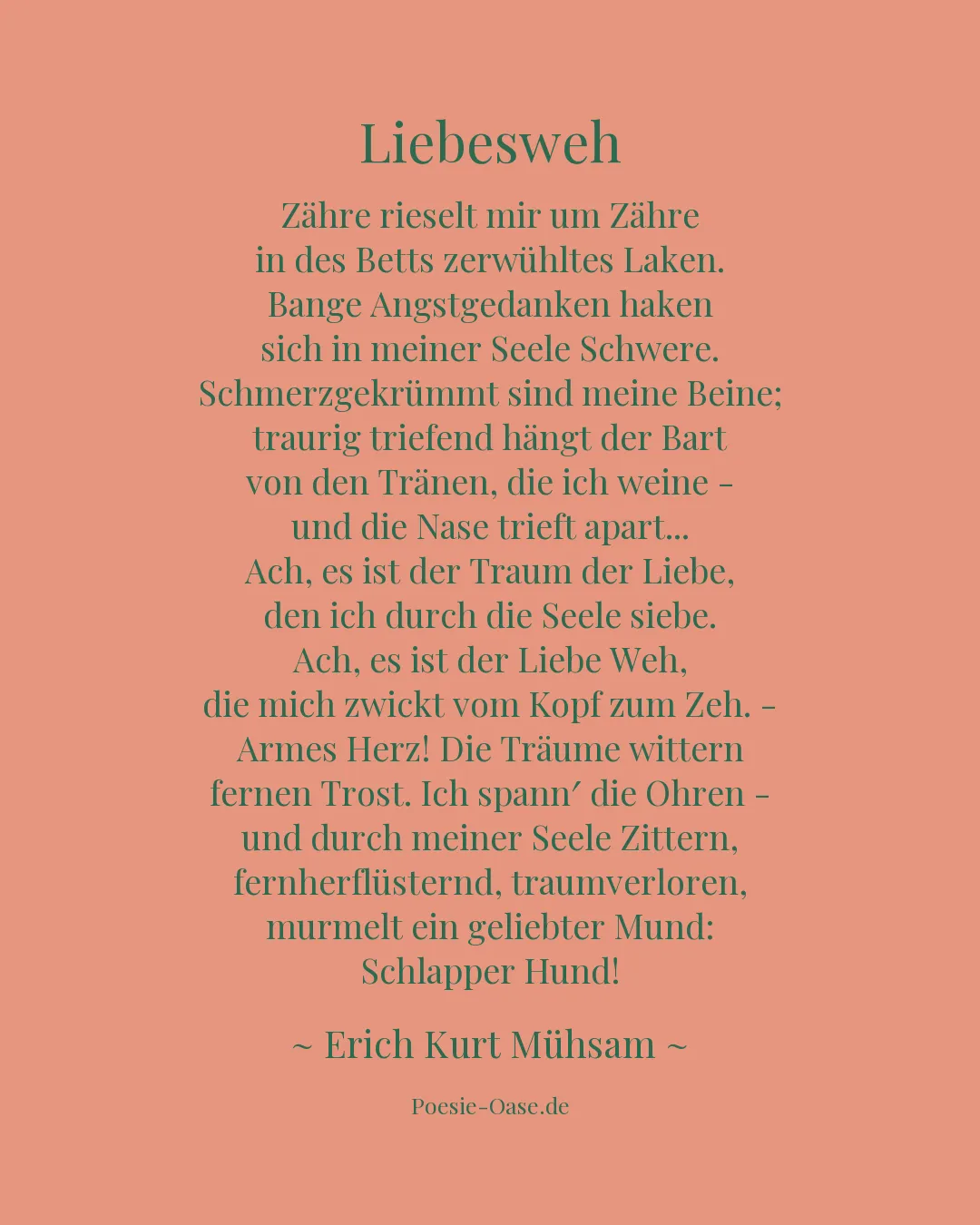 Illustration zu Liebesweh