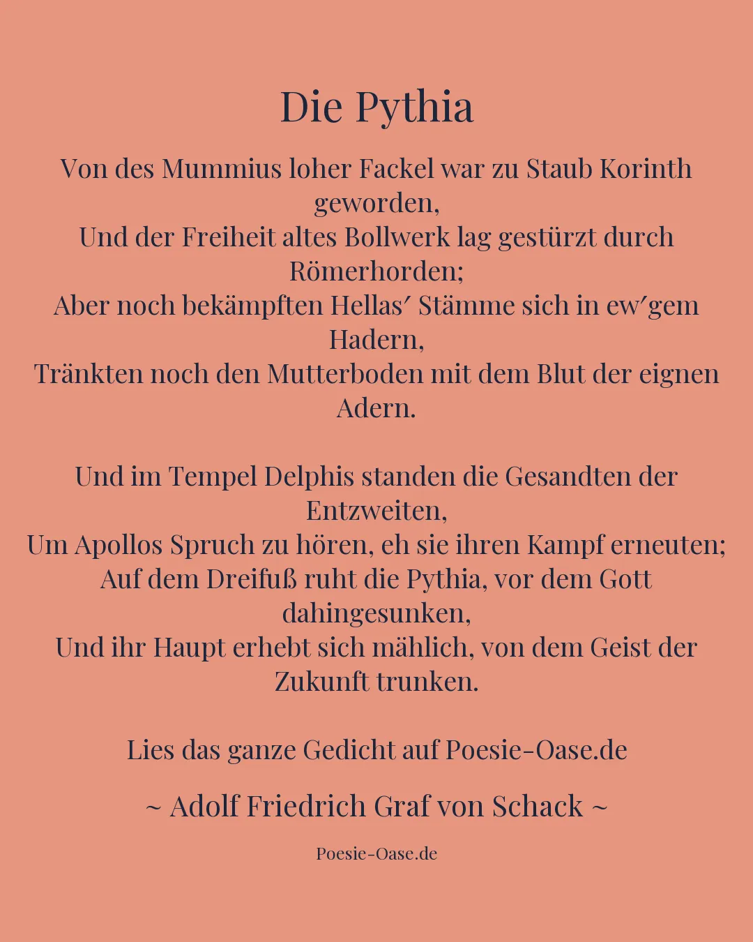 Illustration zu Die Pythia