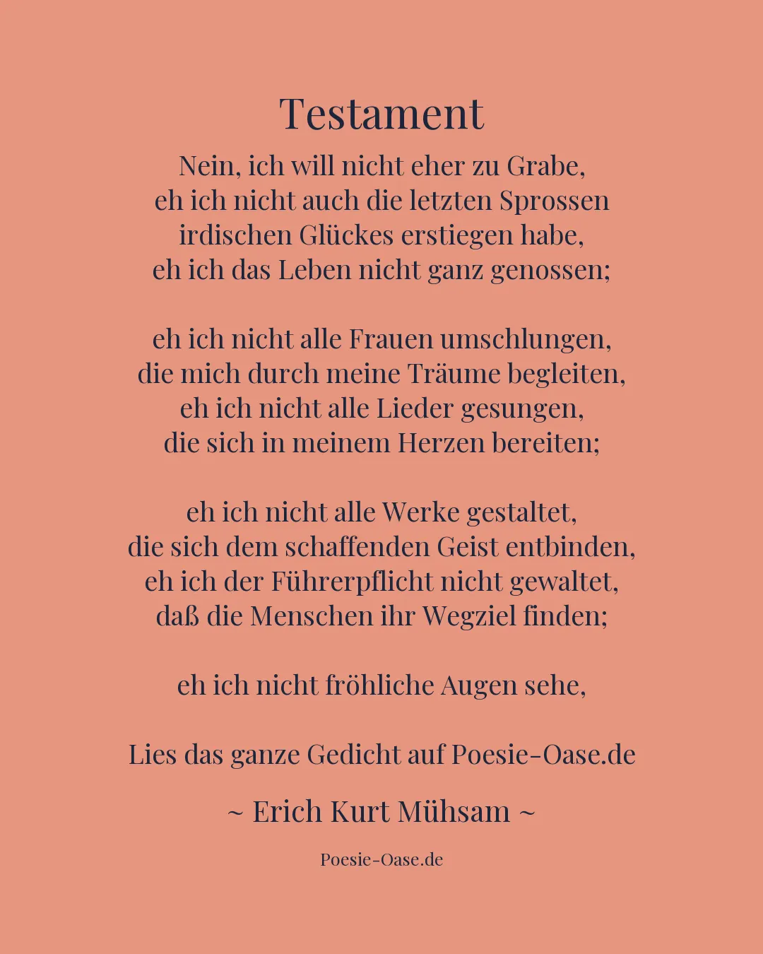 Illustration zu Testament
