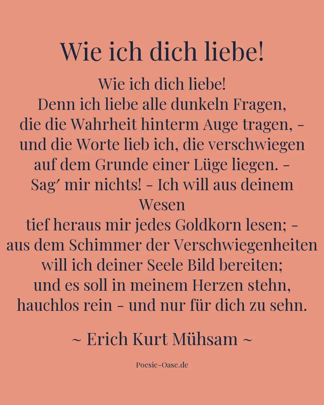 Illustration zu Wie ich dich liebe!