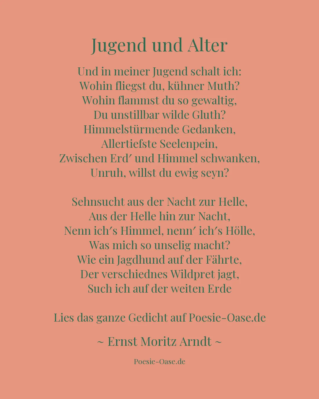 Illustration zu Jugend und Alter