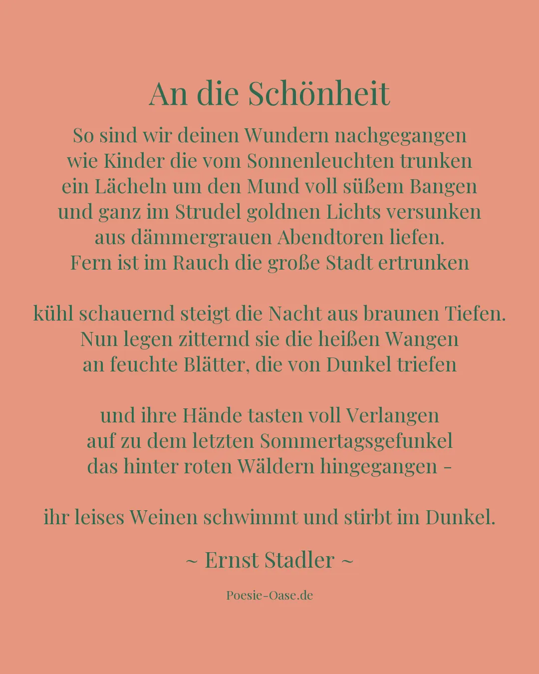 Illustration zu An die Schönheit