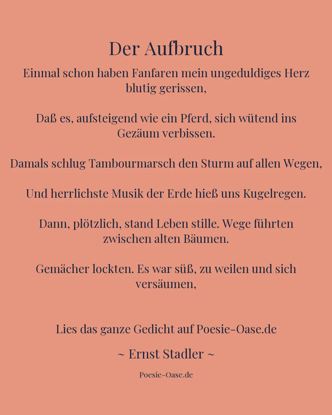 Illustration zu Der Aufbruch