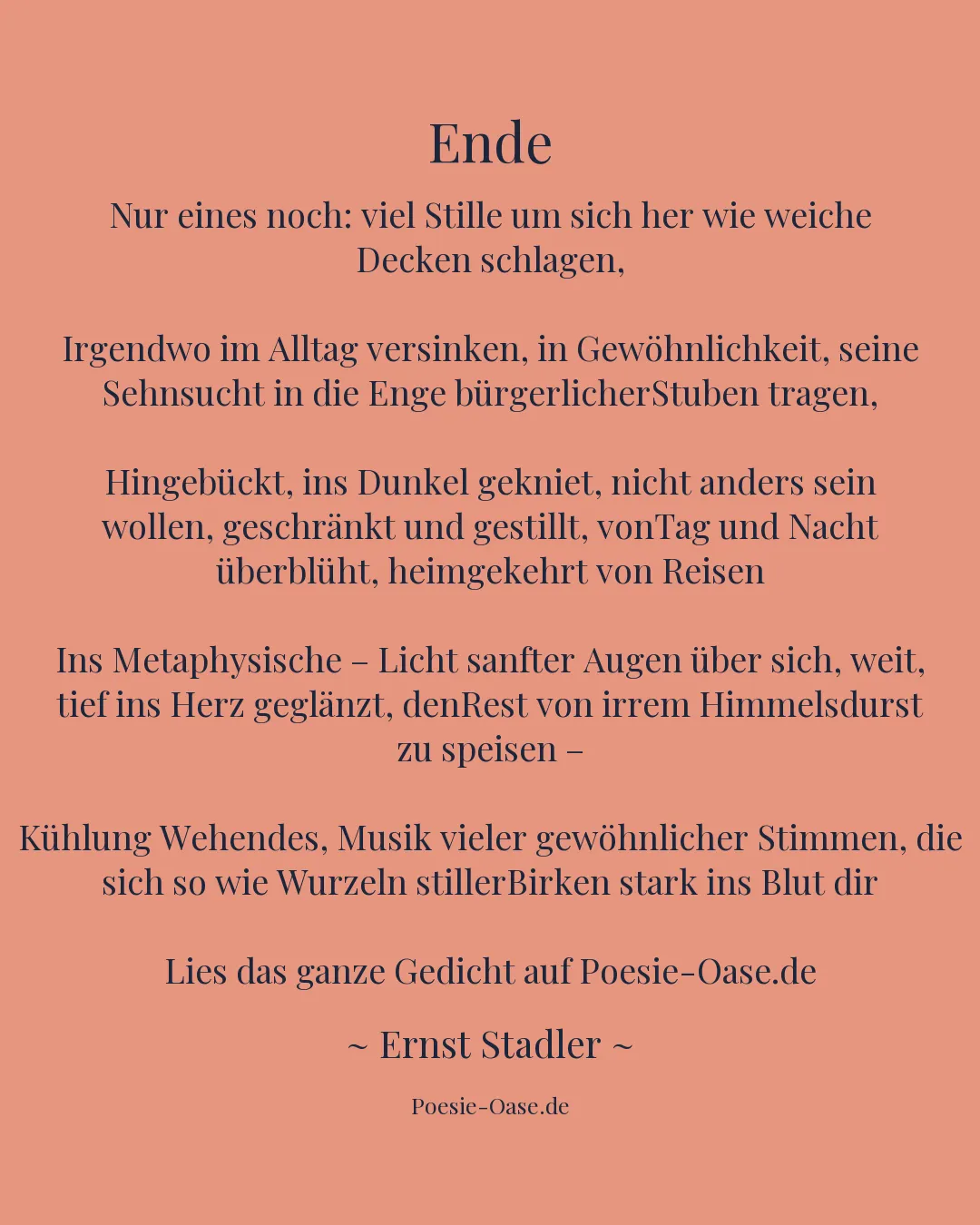 Illustration zu Ende