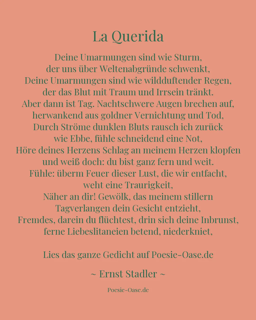 Illustration zu La Querida