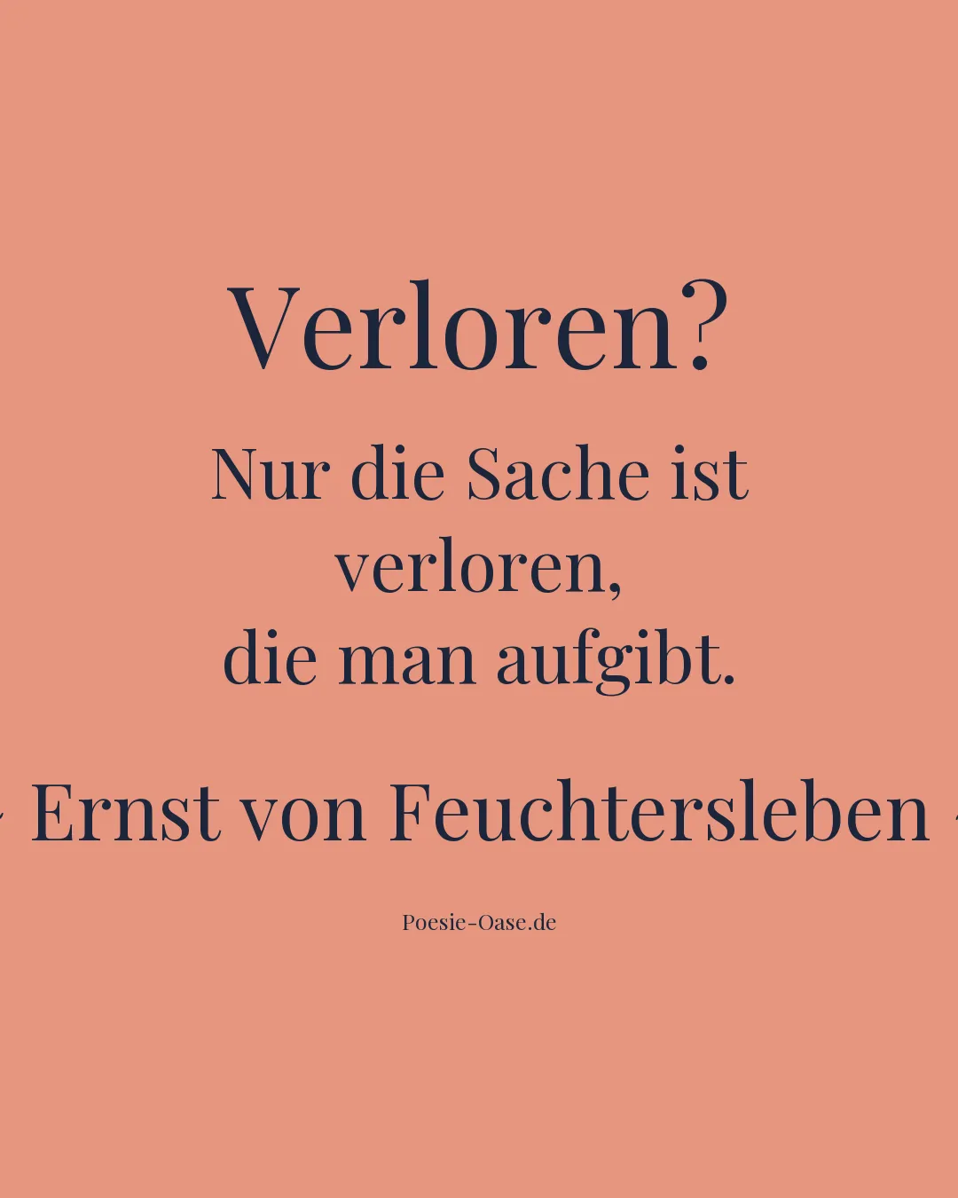 Illustration zu Verloren?