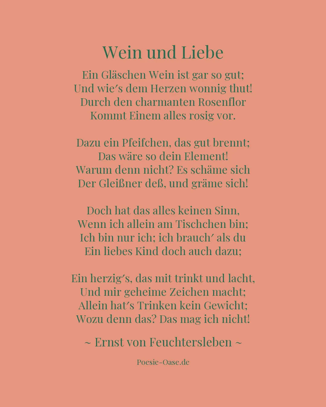 Illustration zu Wein und Liebe