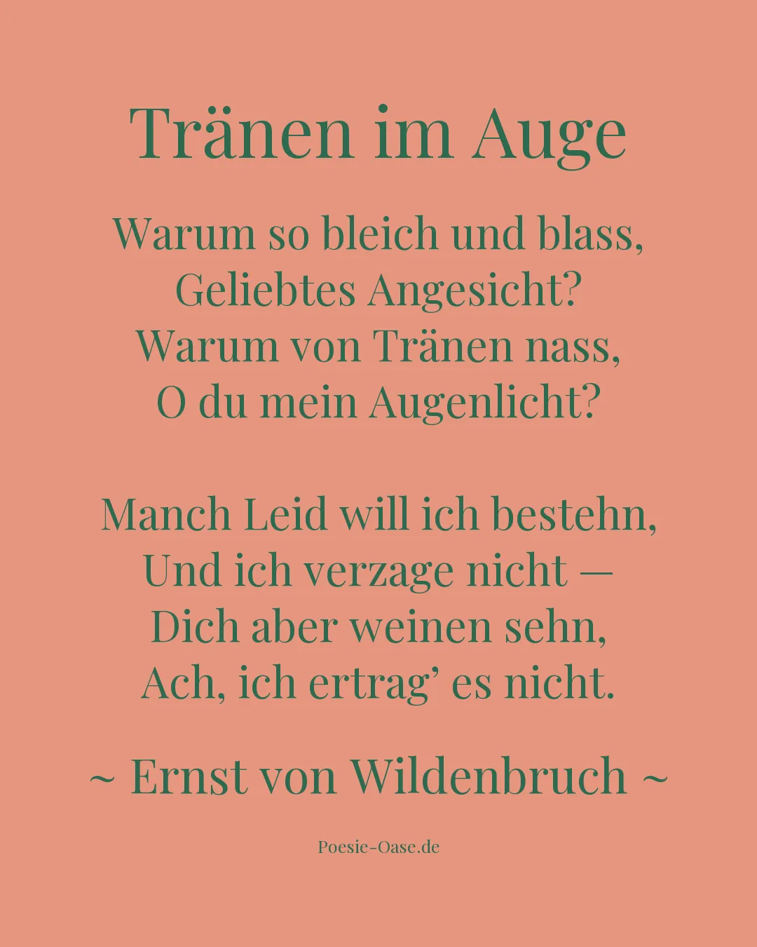 Illustration zu Tränen im Auge