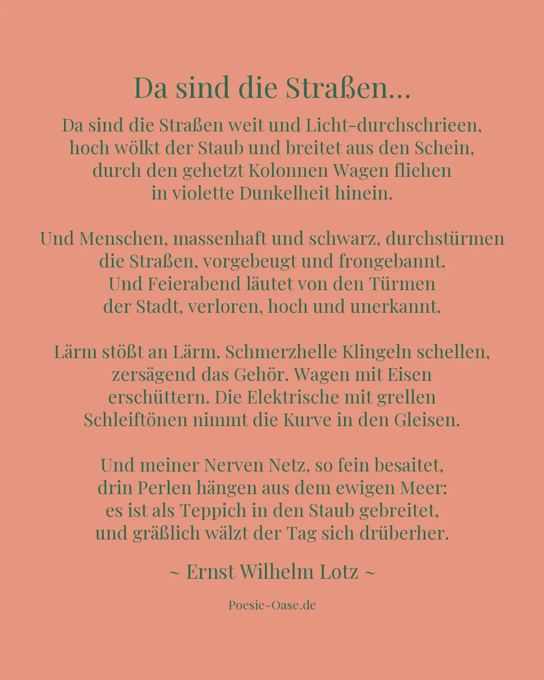 Illustration zu Da sind die Straßen…