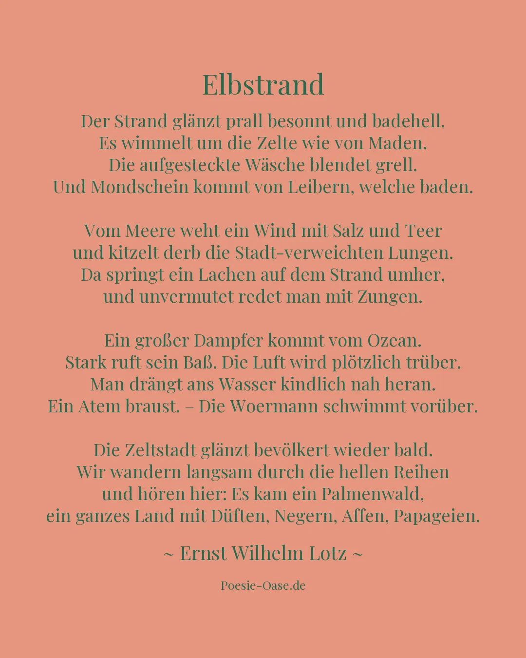 Illustration zu Elbstrand