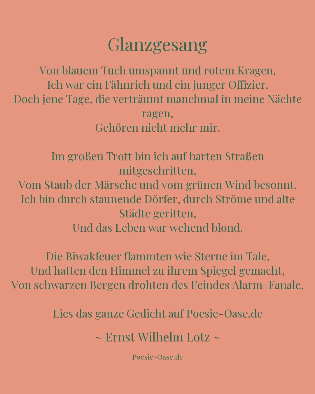 Illustration zu Glanzgesang