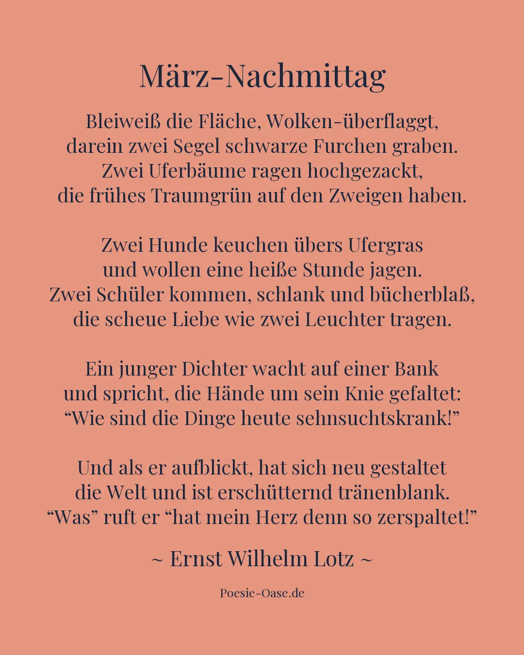Illustration zu März-Nachmittag