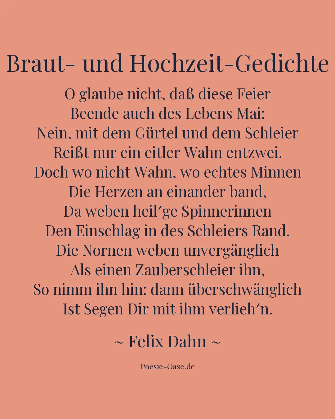 Illustration zu Braut- und Hochzeit-Gedichte