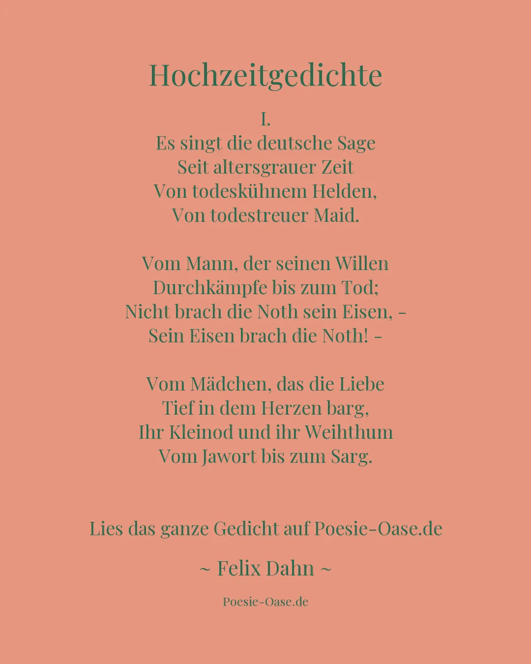 Illustration zu Hochzeitgedichte