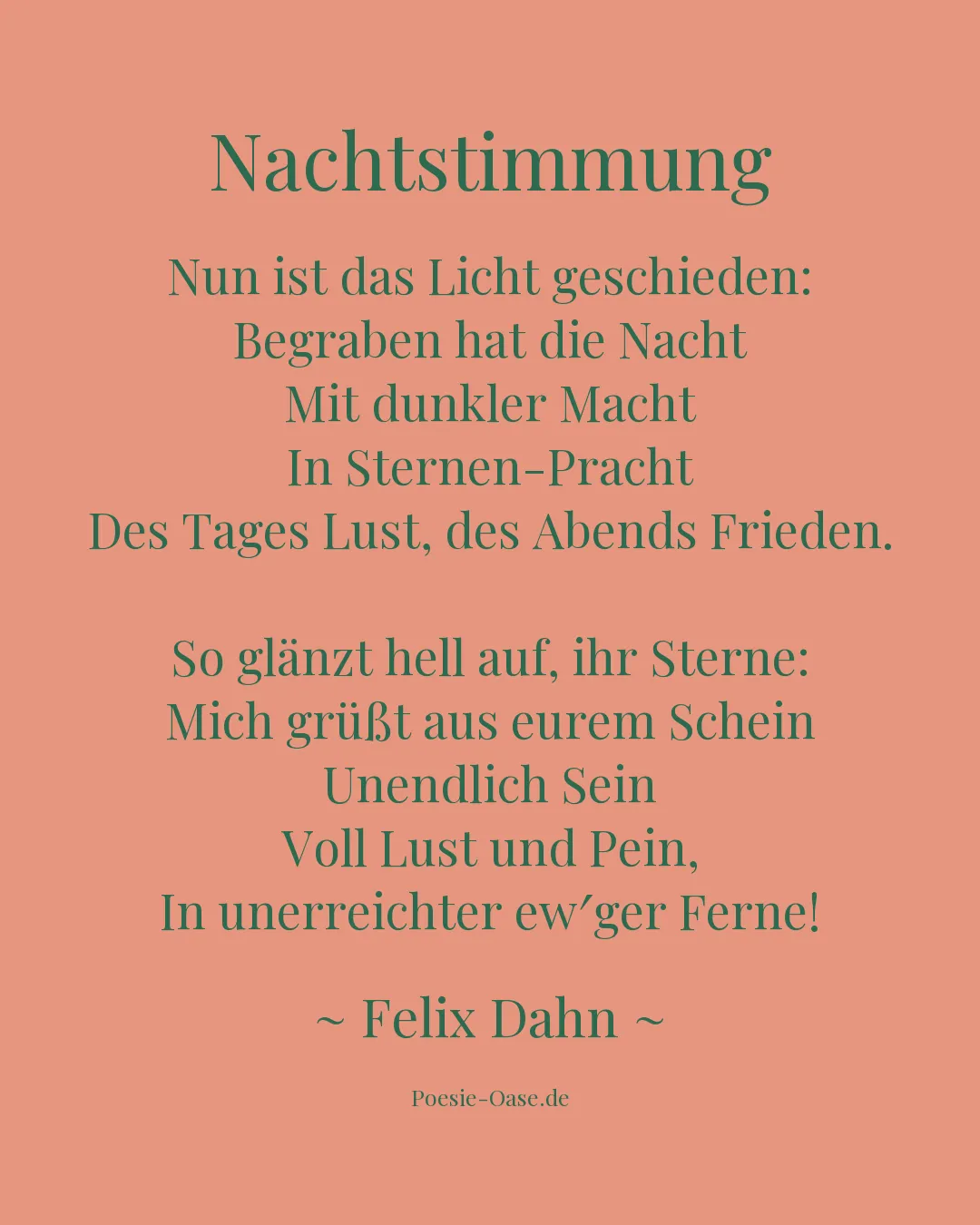 Illustration zu Nachtstimmung