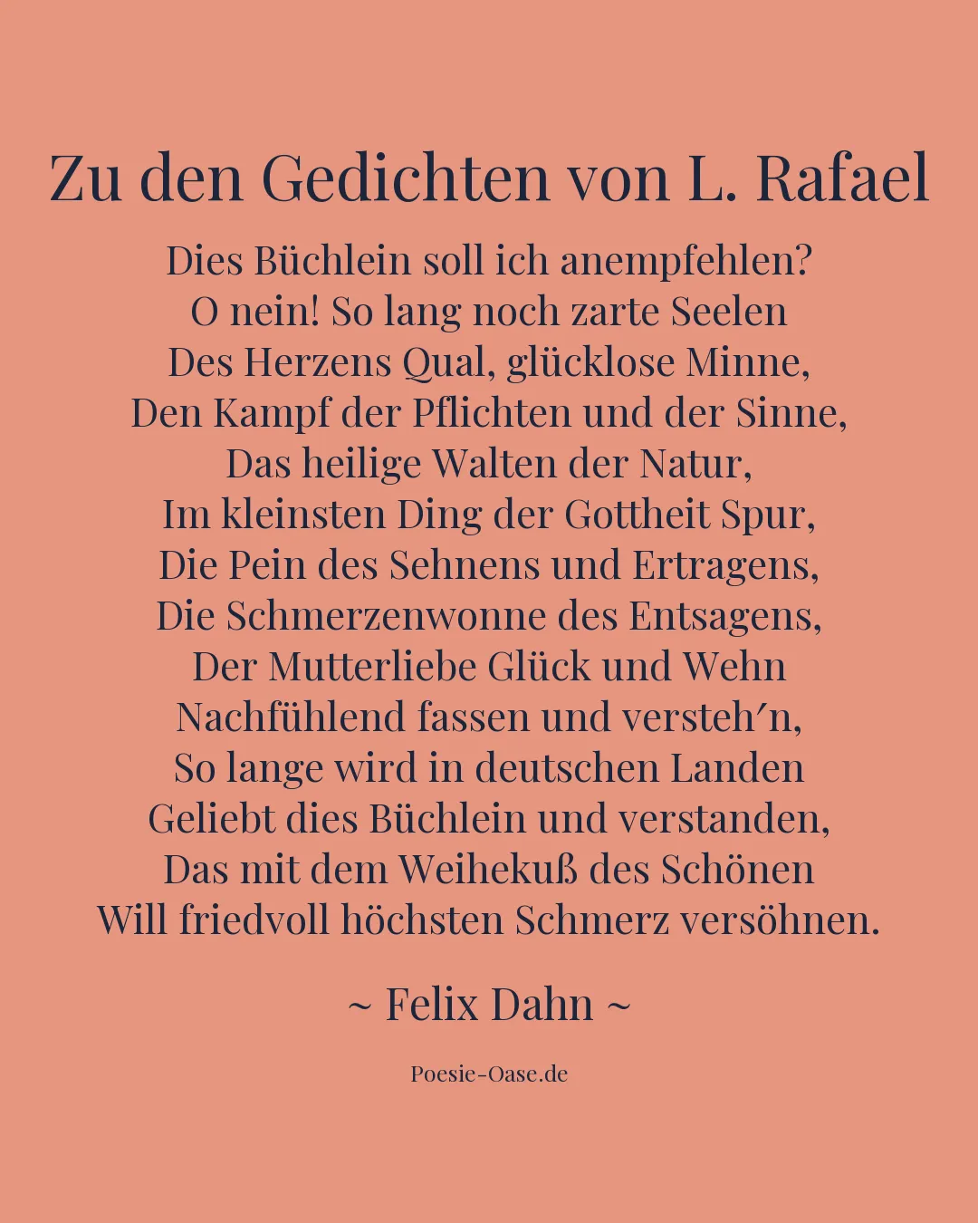 Illustration zu Zu den Gedichten von L. Rafael