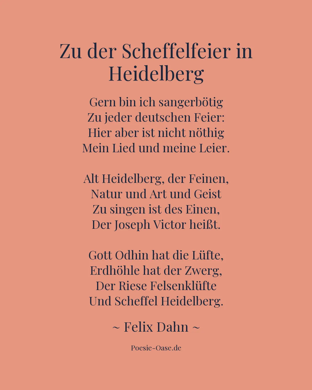 Illustration zu Zu der Scheffelfeier in Heidelberg