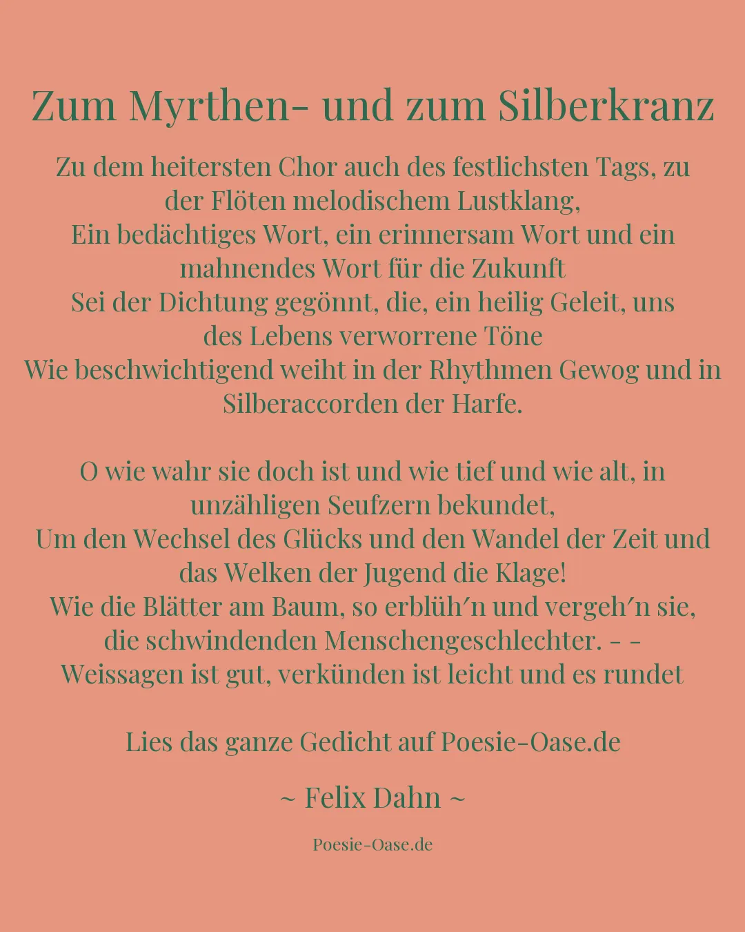 Illustration zu Zum Myrthen- und zum Silberkranz