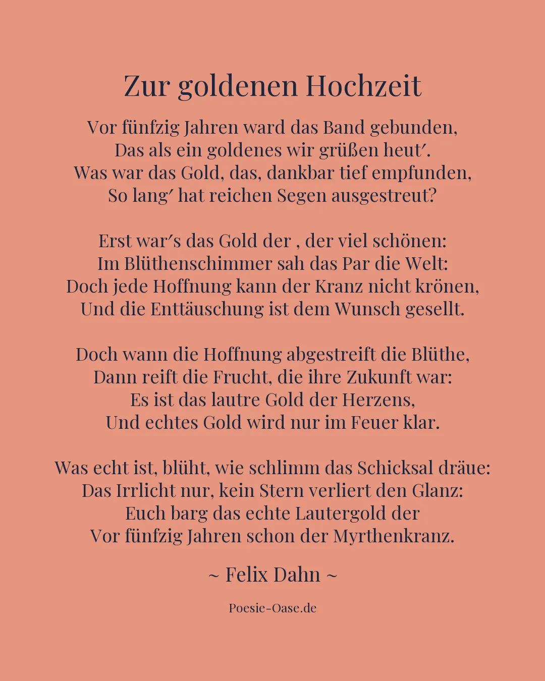 Illustration zu Zur goldenen Hochzeit
