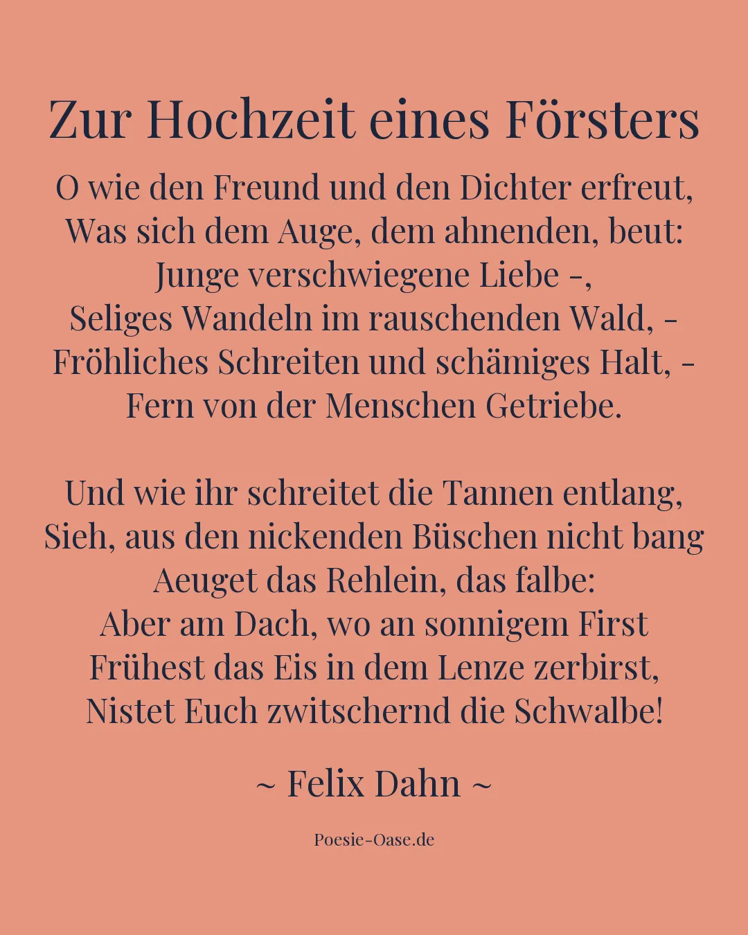 Illustration zu Zur Hochzeit eines Försters